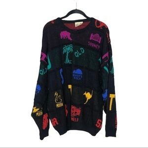 HYSPORT Vintage Australian Motif Sweater